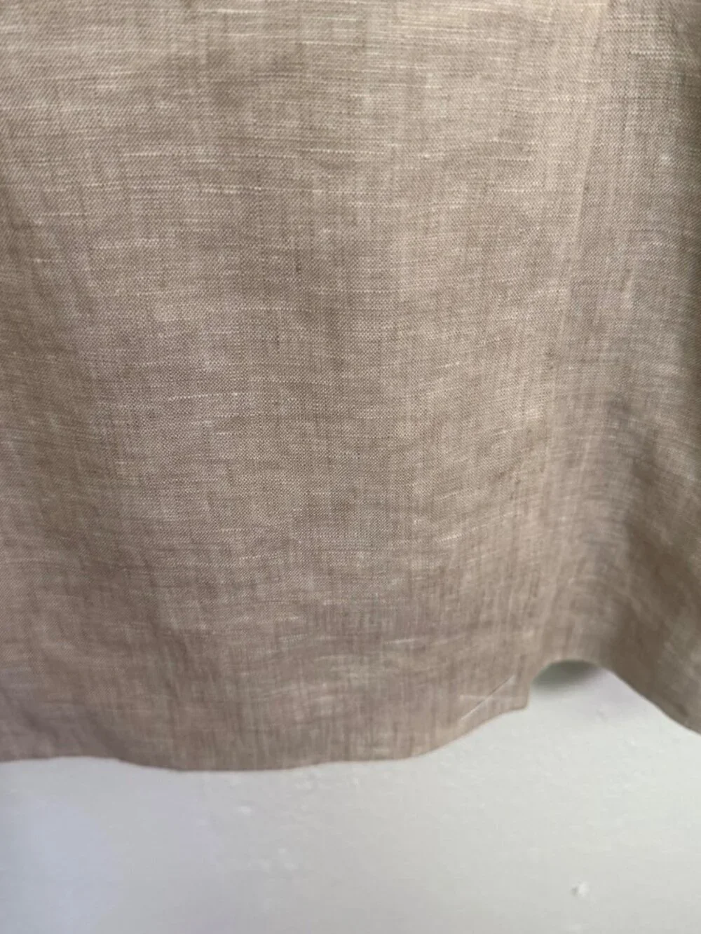 Tommy Hilfiger 44L Tan Linen Sport Coat Modern Fit Summer Wedding Blazer Preppy